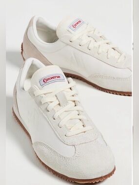 Converse Jogger Sneakers Egret/Classic Ecru size 7(woman)
